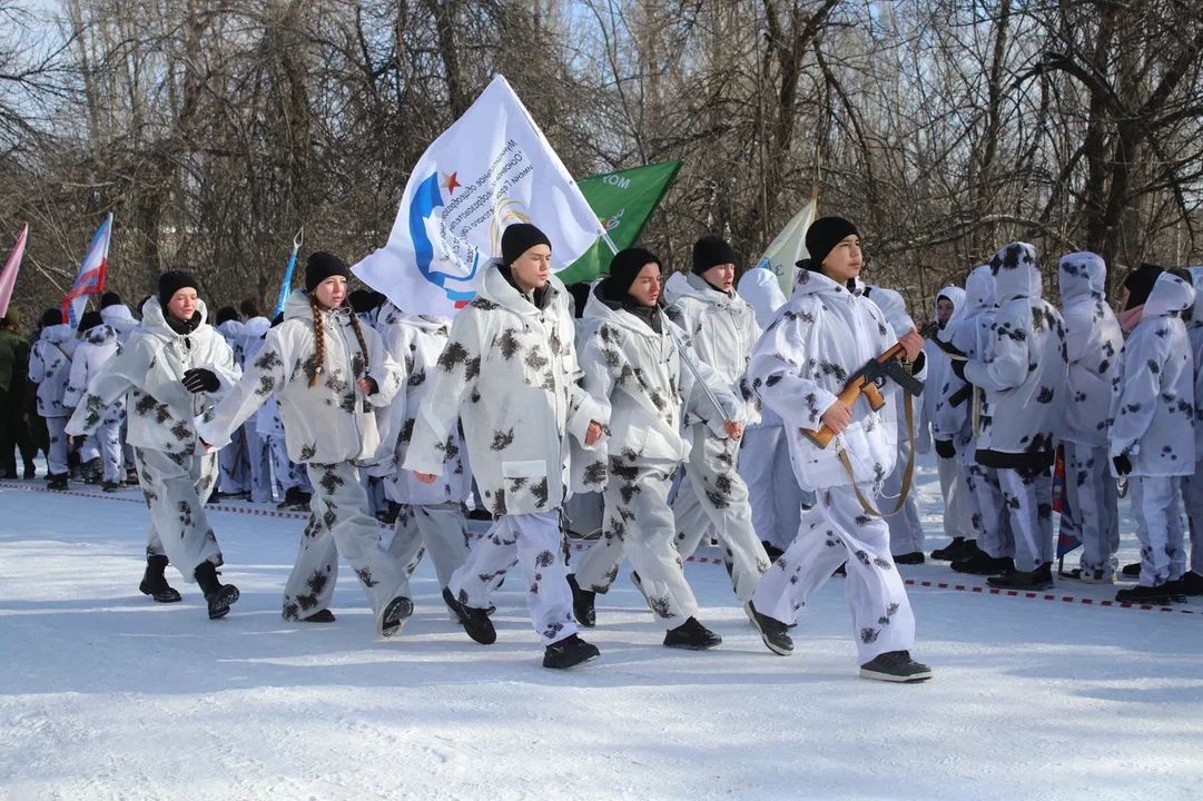 Зимняя районной военно-спортивная игра &amp;quot;Зарница.